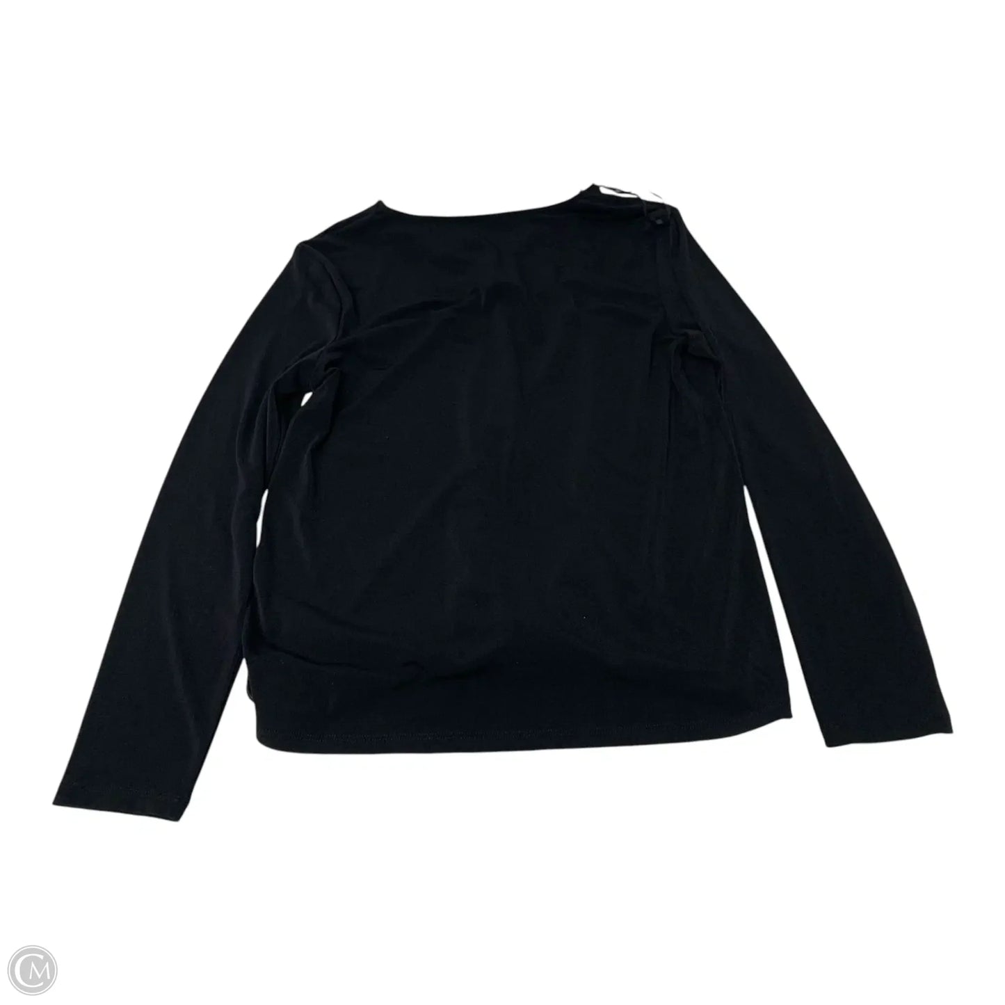 Blouse Long Sleeve By Tahari By Arthur Levine In Black, Size: M