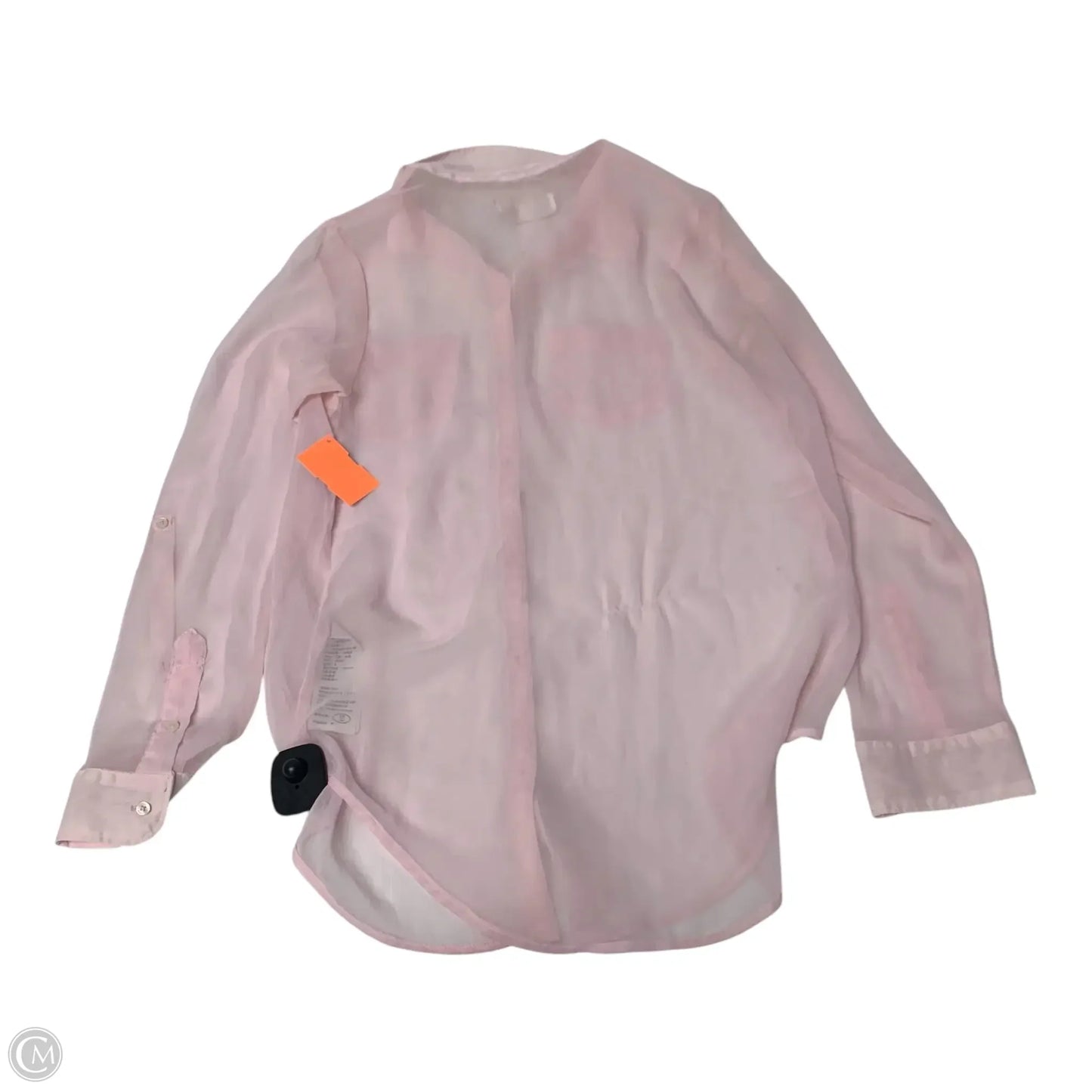Top Long Sleeve By Abercrombie And Fitch In Pink, Size: S