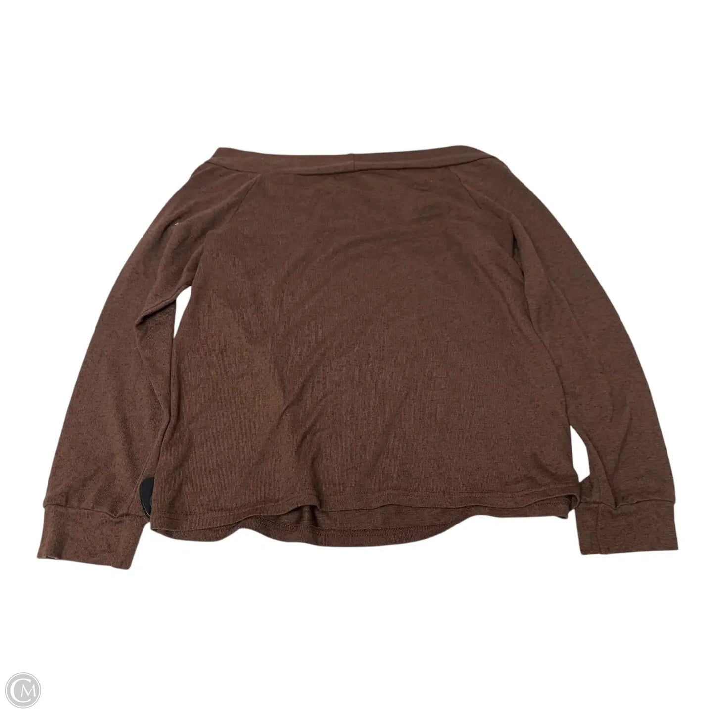Top Long Sleeve By Shein In Brown, Size: L