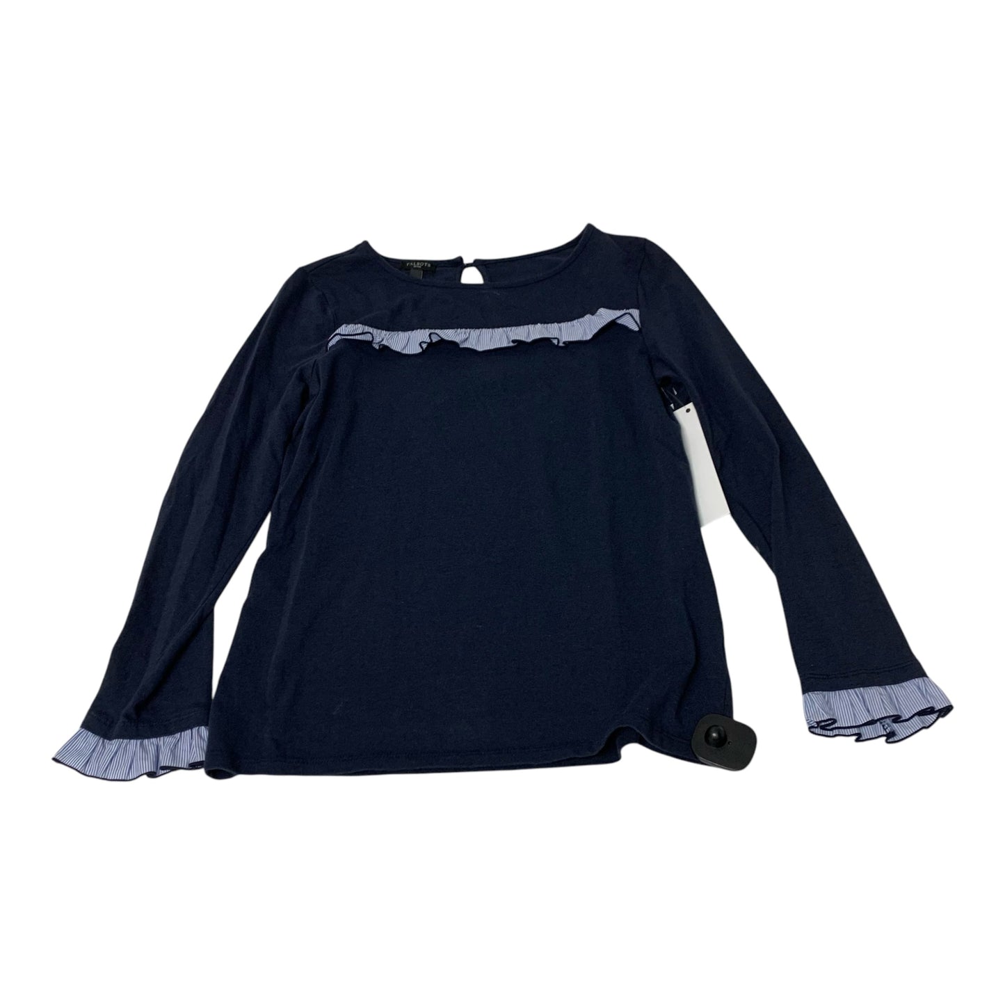Top Long Sleeve By Talbots In Navy, Size: S