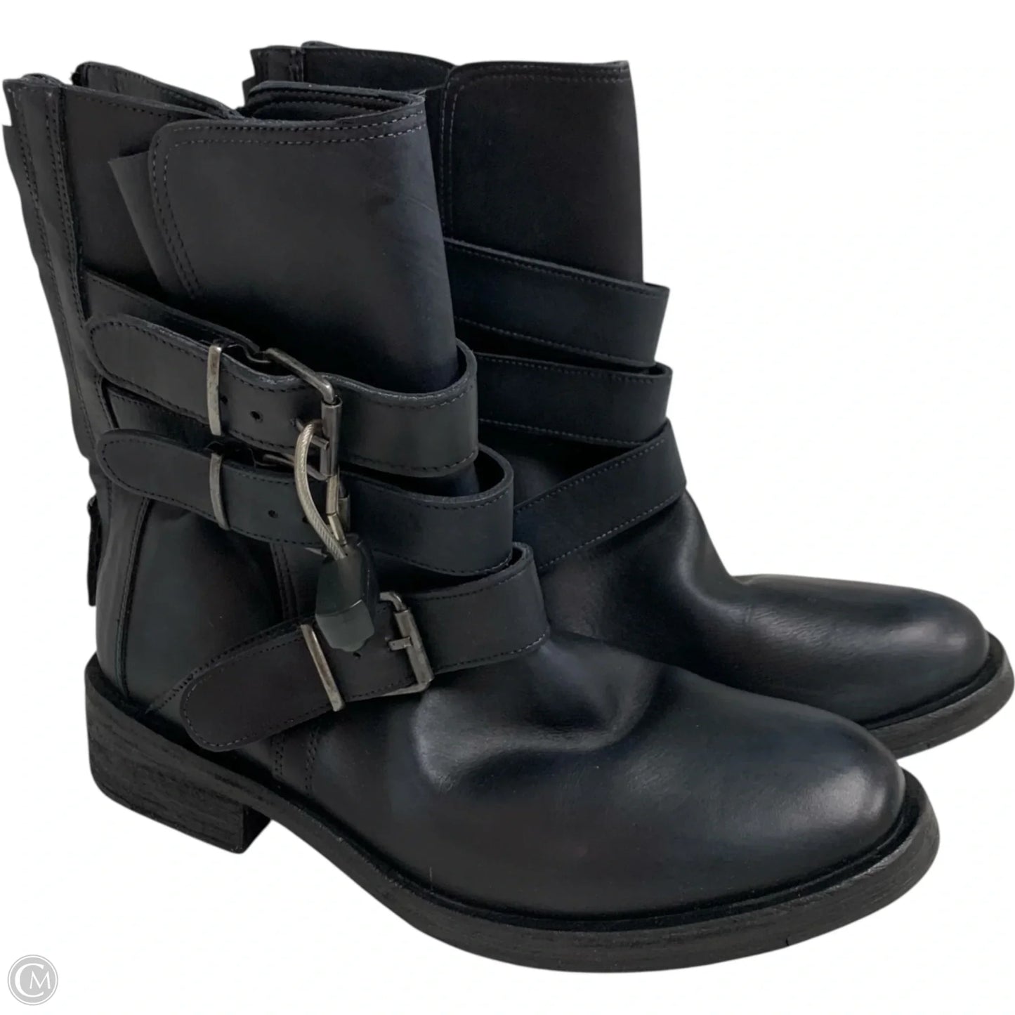 Boots Mid-calf Heels By Free People In Black, Size: 8.5