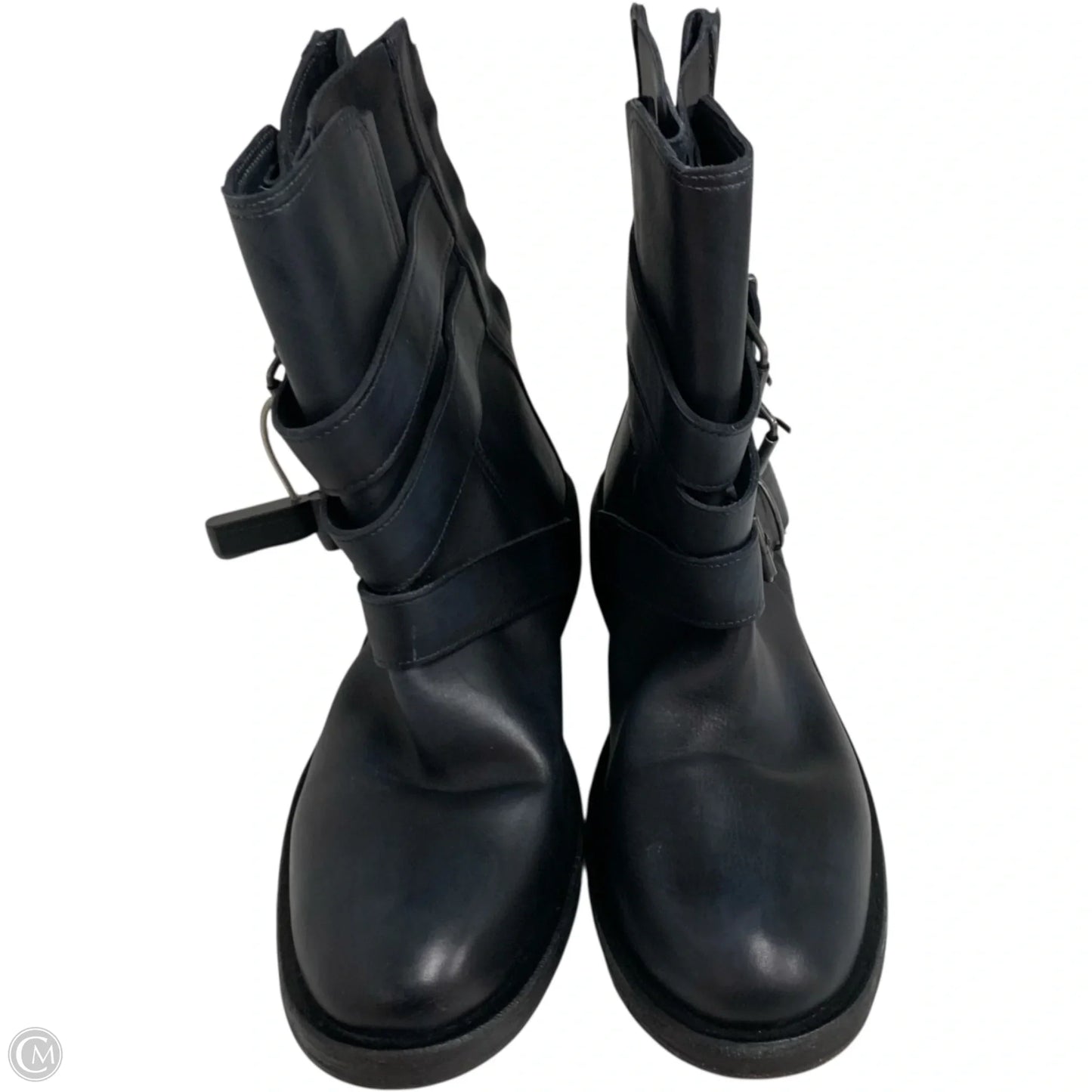Boots Mid-calf Heels By Free People In Black, Size: 8.5