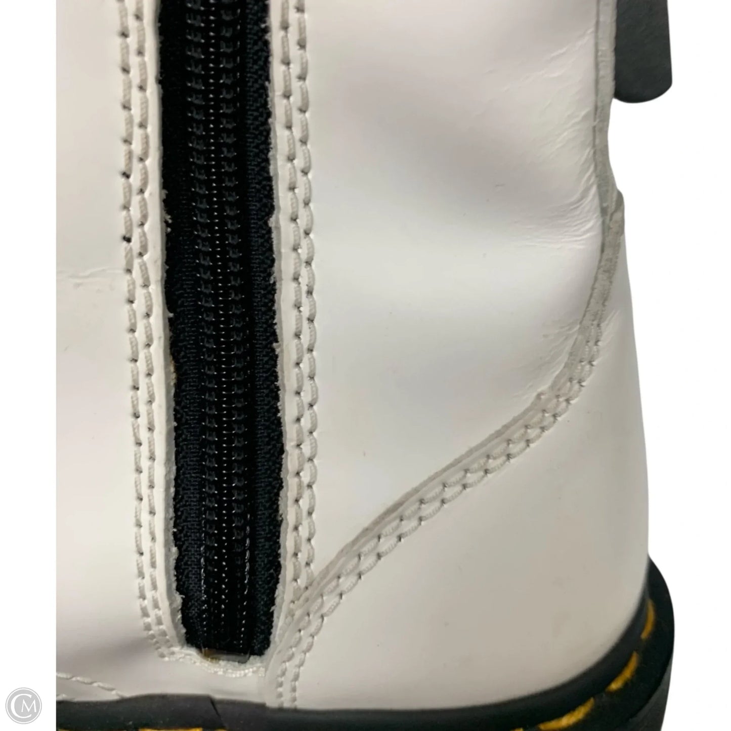Boots Combat By Dr Martens In White, Size: 7