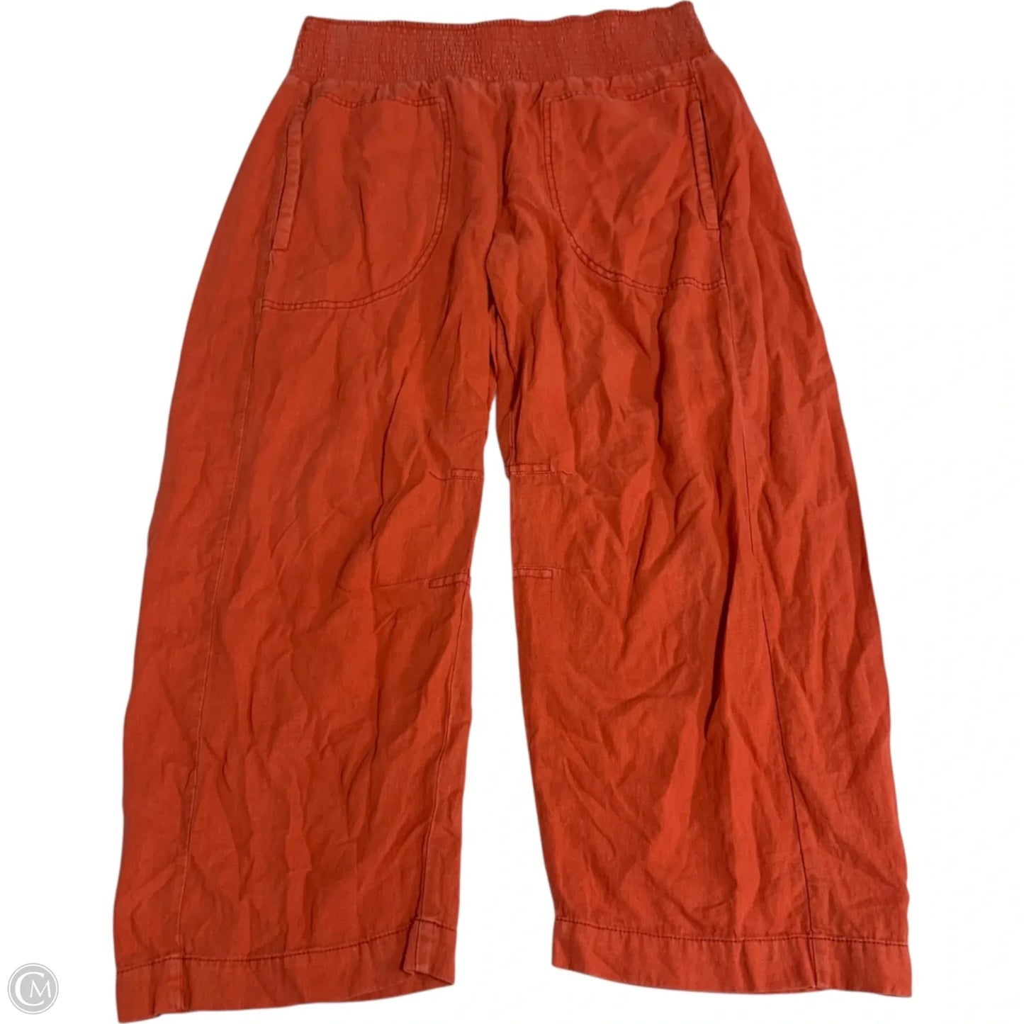 Pants Linen By Pilcro In Orange, Size: S
