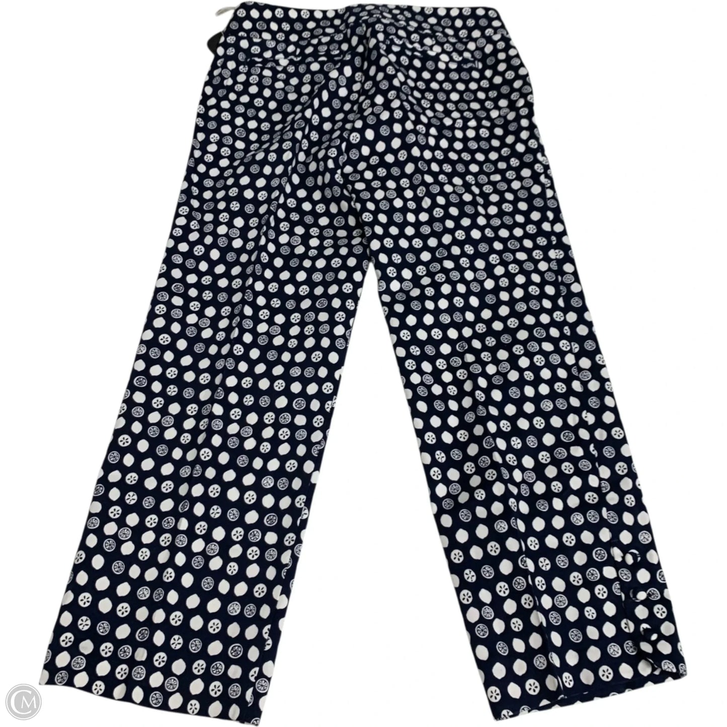 Pants Designer By Lilly Pulitzer In Blue & White, Size: 4