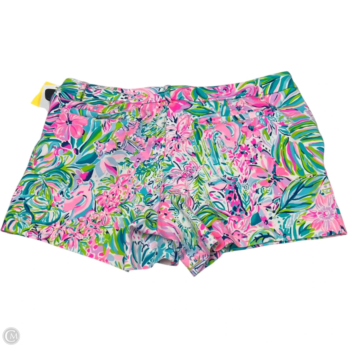 Shorts Designer By Lilly Pulitzer In Green & Pink, Size: 14