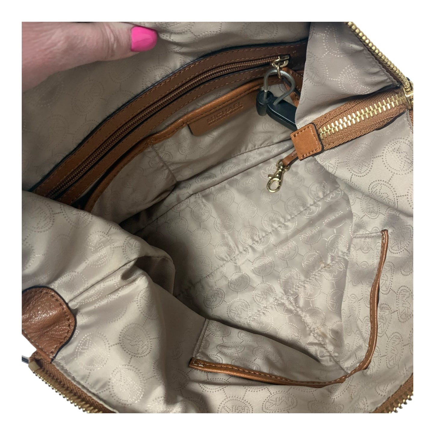 Crossbody Designer By Michael Kors, Size: Large