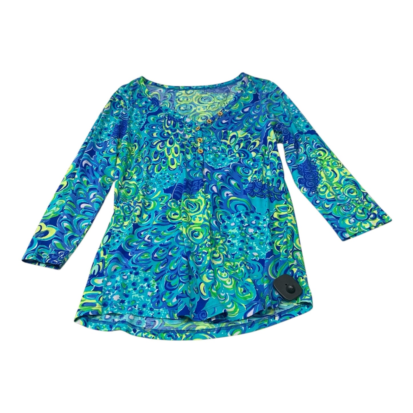 Top 3/4 Sleeve Designer By Lilly Pulitzer Size: M