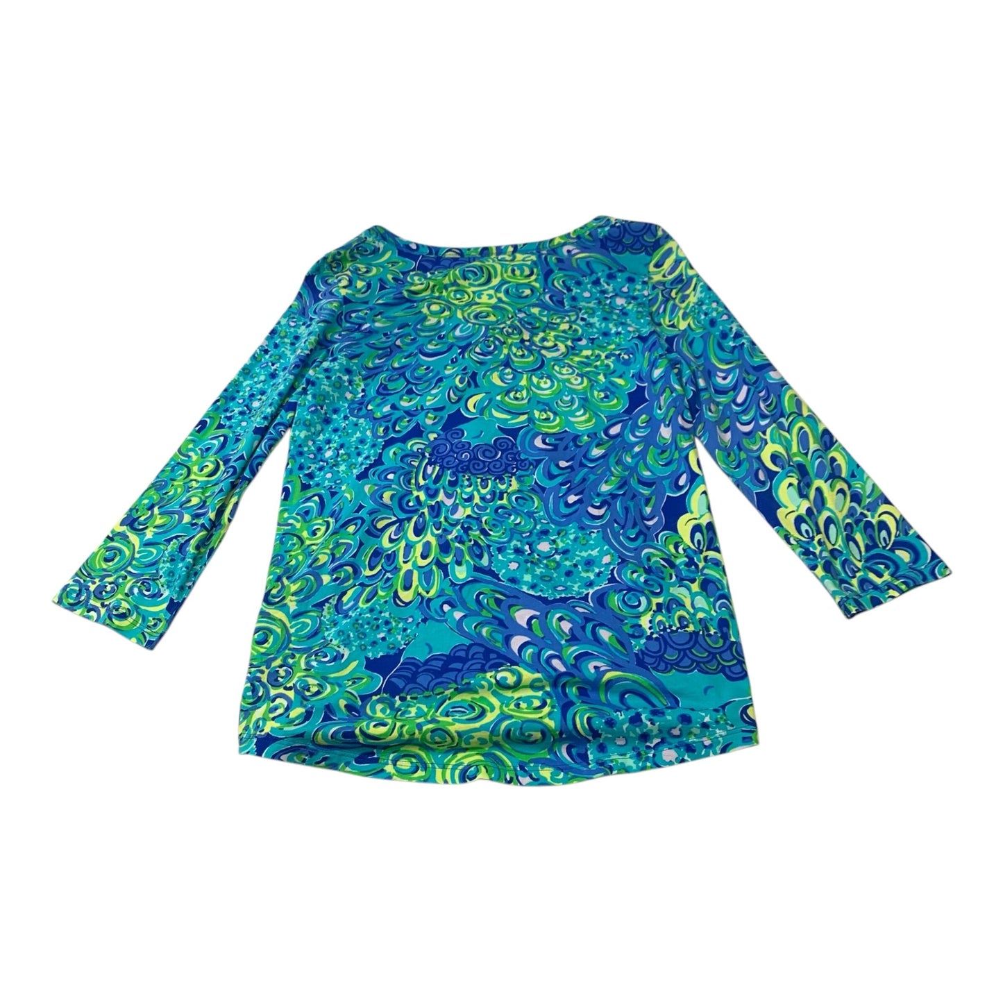 Top 3/4 Sleeve Designer By Lilly Pulitzer Size: M