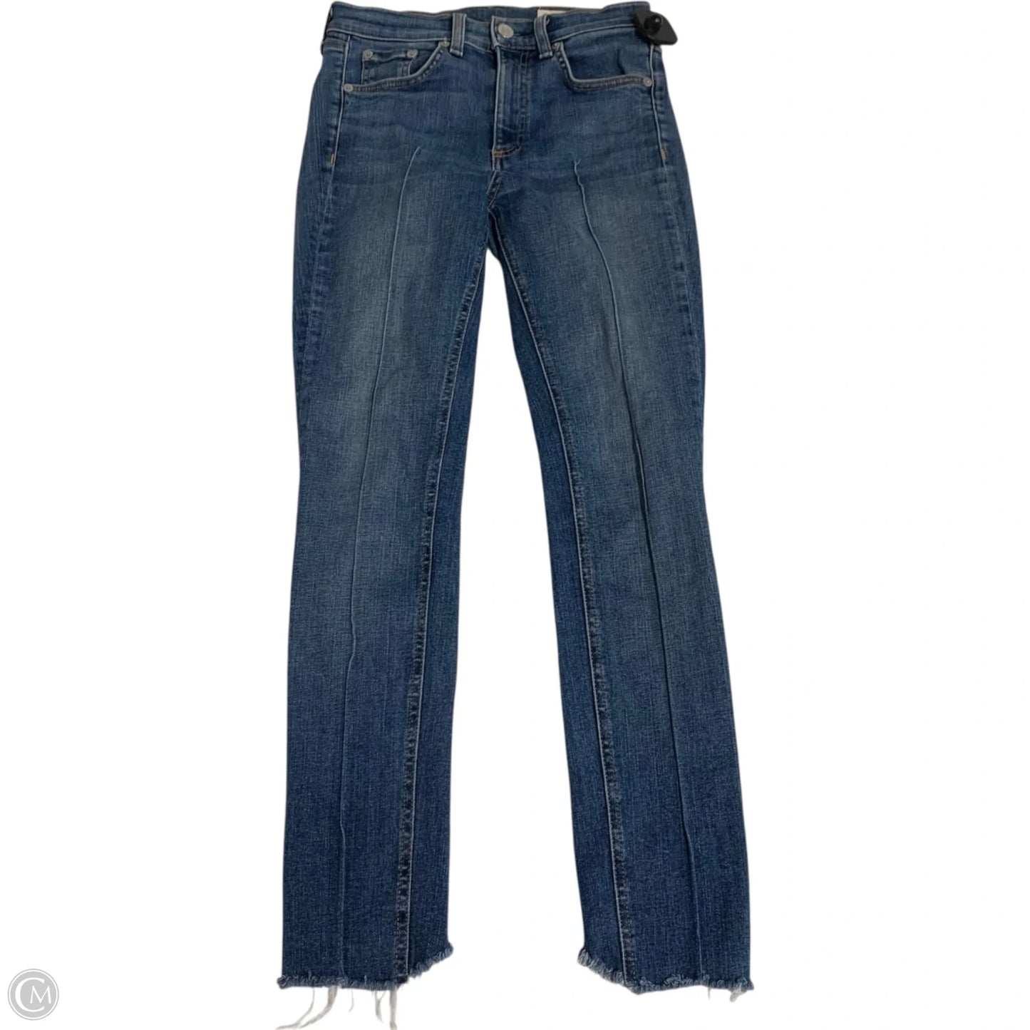 Jeans Skinny By Rag & Bones Jeans In Blue Denim, Size: 0