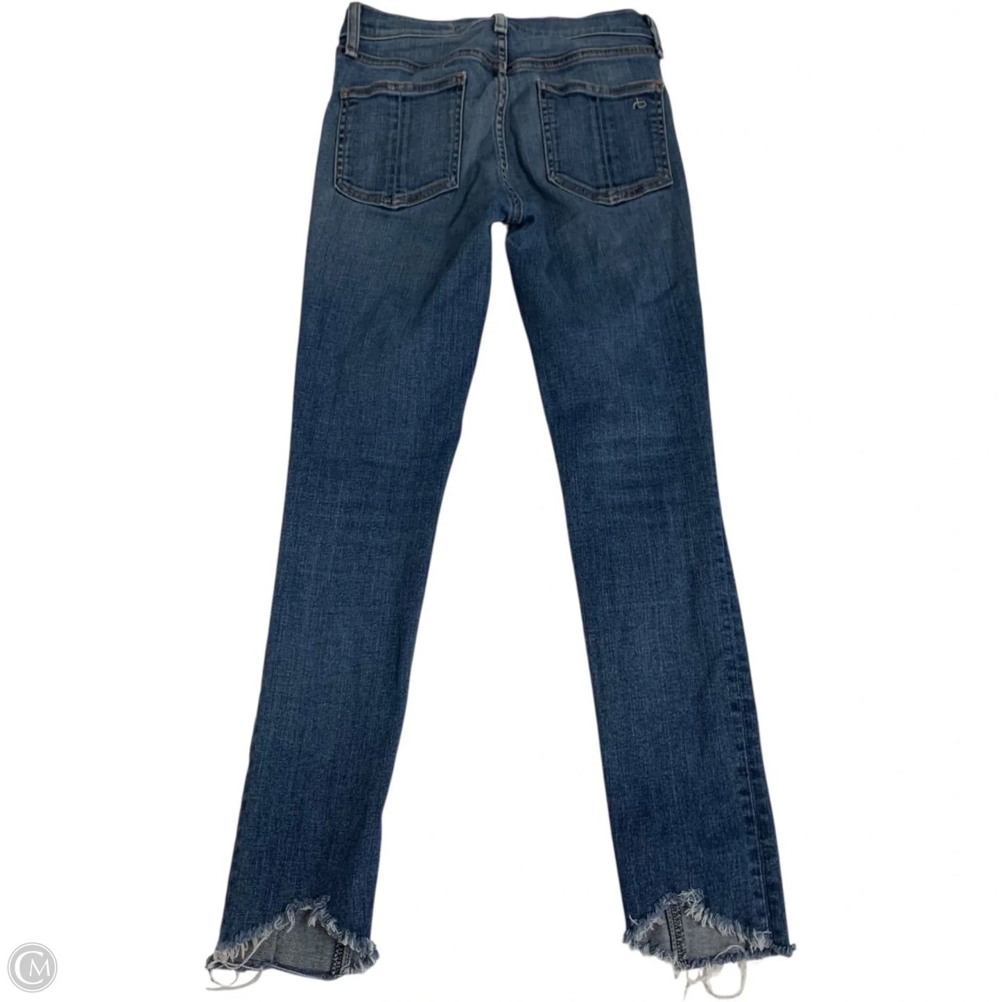 Jeans Skinny By Rag & Bones Jeans In Blue Denim, Size: 0
