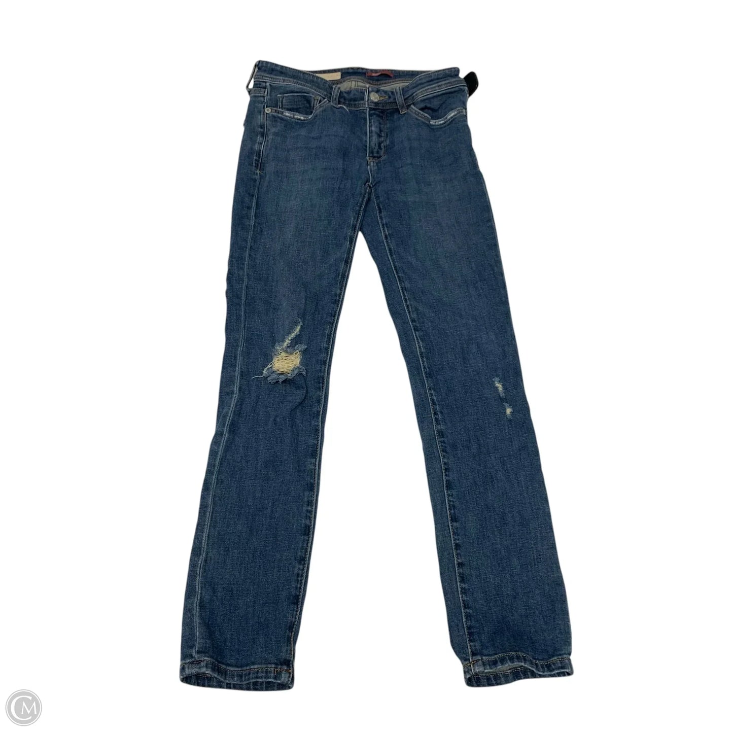 Jeans Skinny By Pilcro In Blue Denim, Size: 0