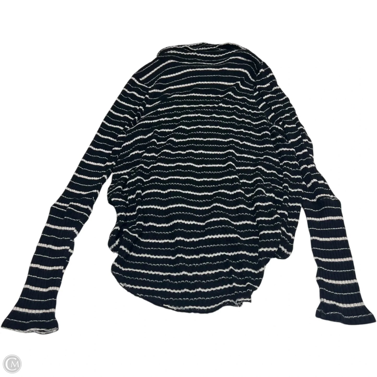 Top Long Sleeve By We The Free In Black & White, Size: M
