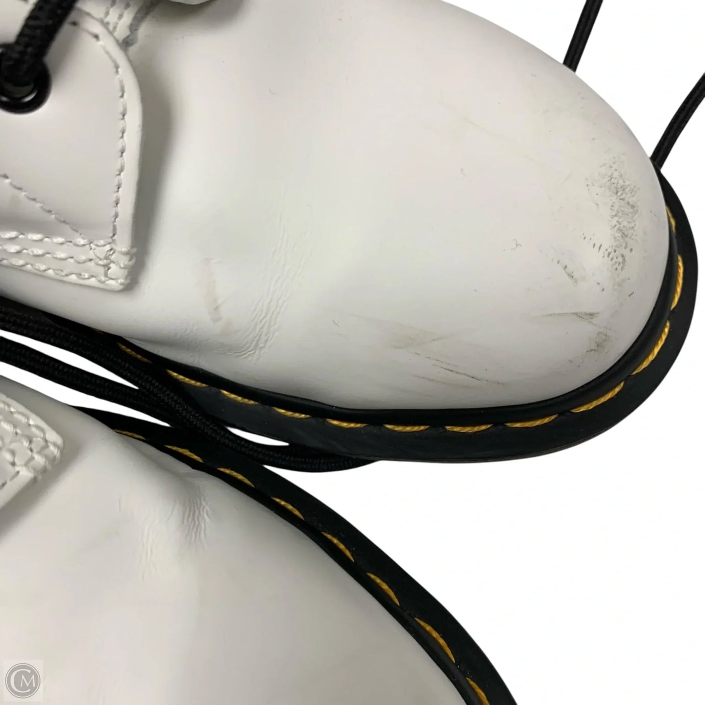 Boots Combat By Dr Martens In White, Size: 9