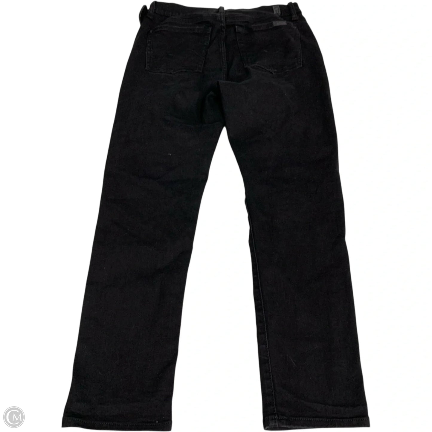 Jeans Designer By 7 For All Mankind In Black Denim, Size: 4