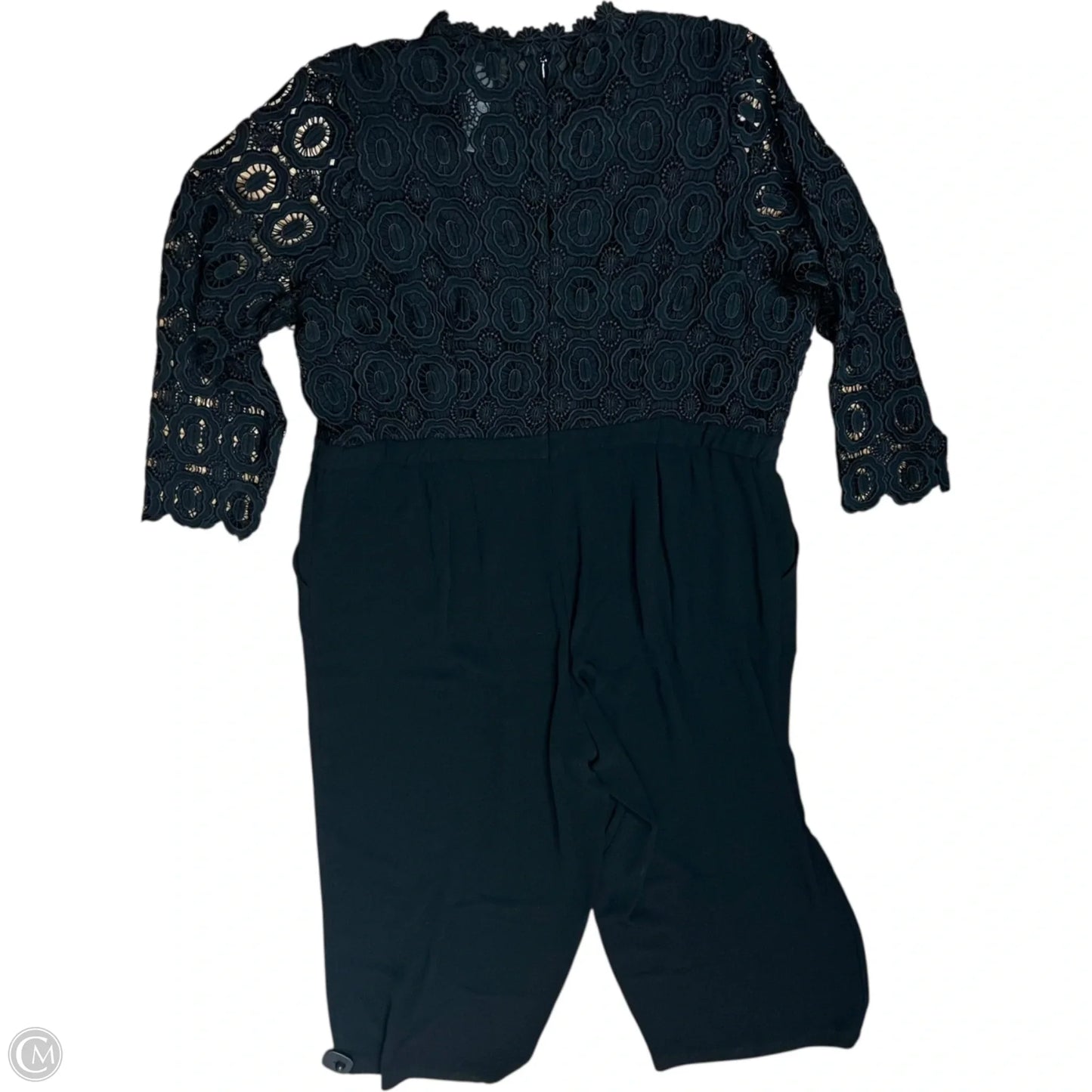 Jumpsuit By Eloquii In Black, Size: 3x
