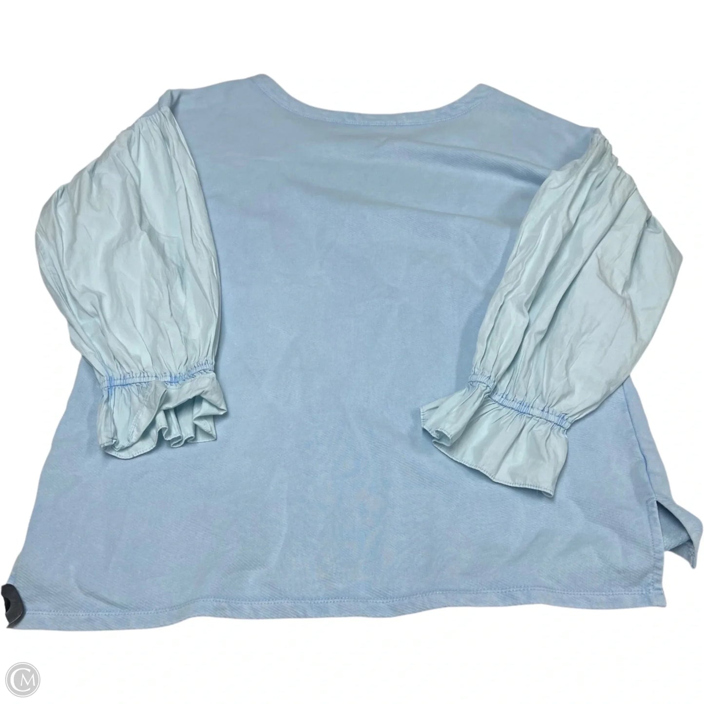 Top Long Sleeve By Pilcro In Blue, Size: Xl