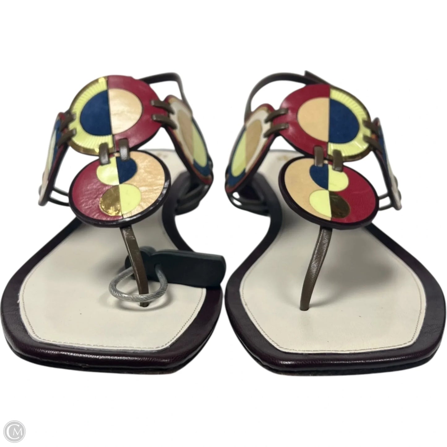 Sandals Designer By Tory Burch In Multi-colored, Size: 8.5