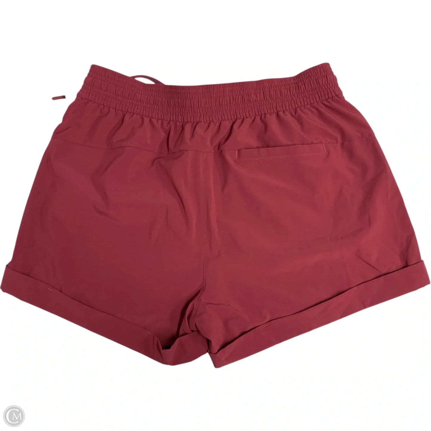 Athletic Shorts By Lululemon In Red, Size: M
