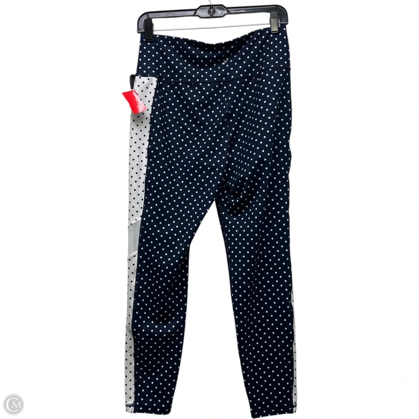 Athletic Leggings By Old Navy In Polkadot Pattern, Size: L