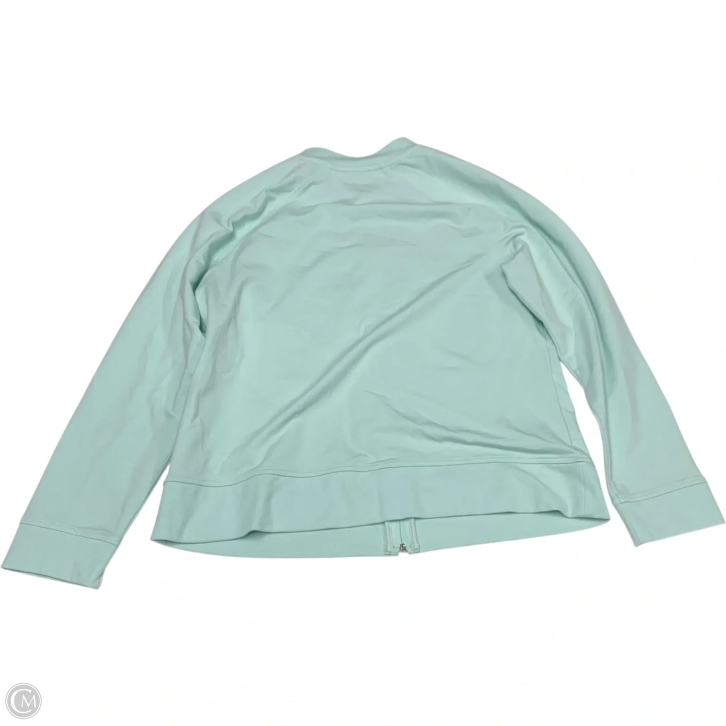 Athletic Jacket By Talbots In Green, Size: L