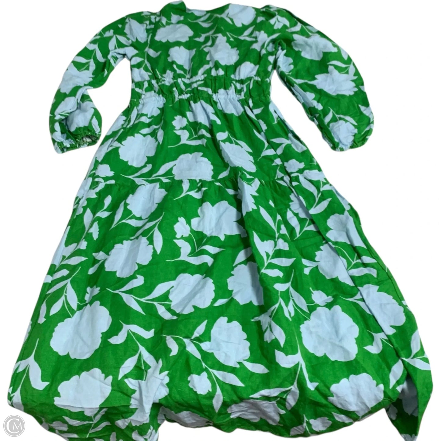 Dress Designer By Kate Spade In Blue & Green, Size: Xs