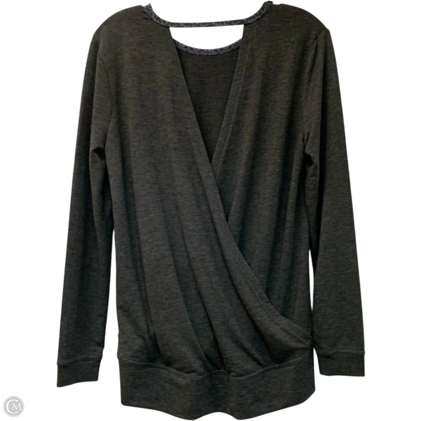 Athletic Top Long Sleeve Crewneck By Victorias Secret In Grey, Size: Xs