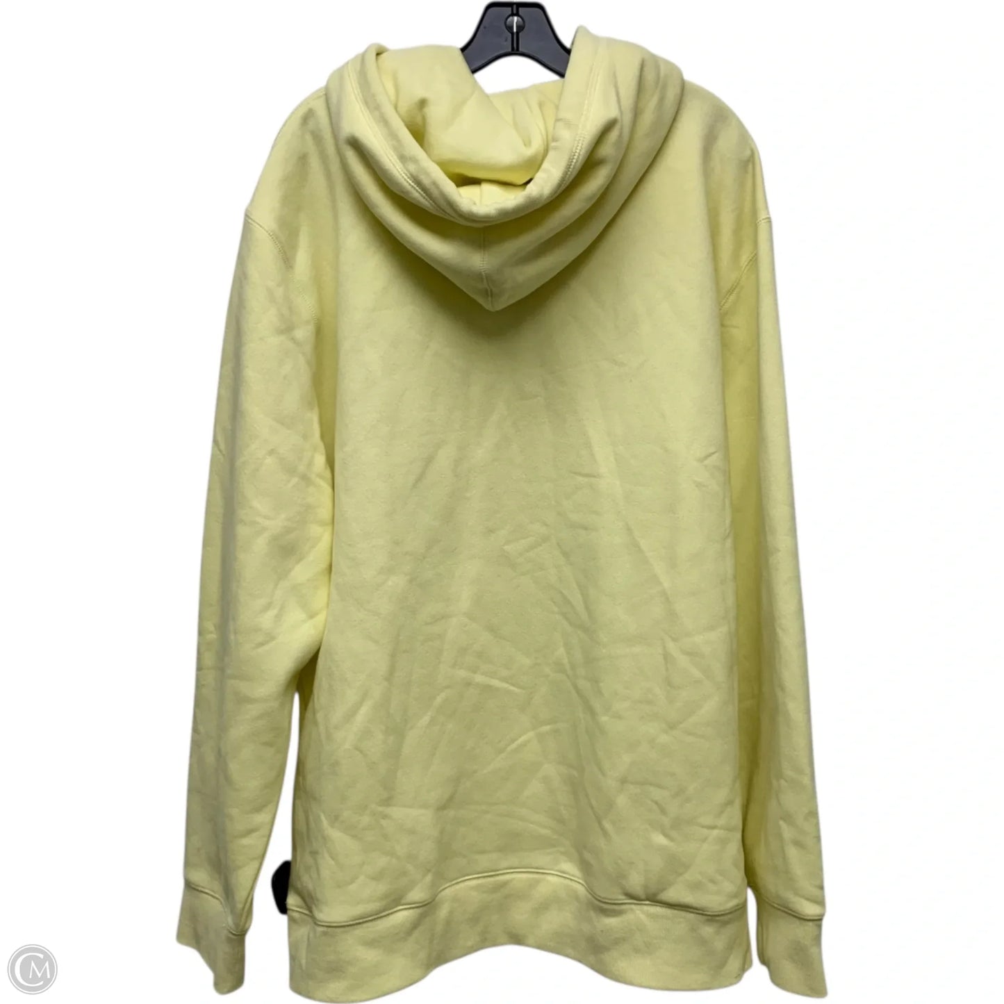 Sweatshirt Hoodie By Tommy Hilfiger In Yellow, Size: 1x