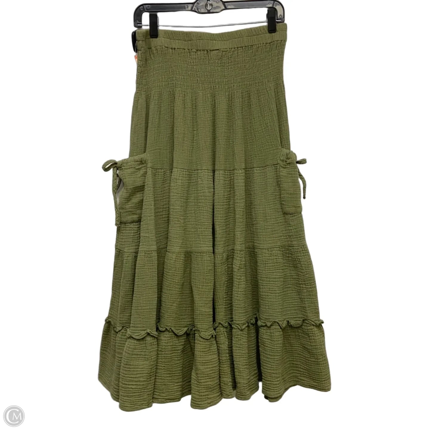 Skirt Midi By Amazhiyu In Green, Size: L