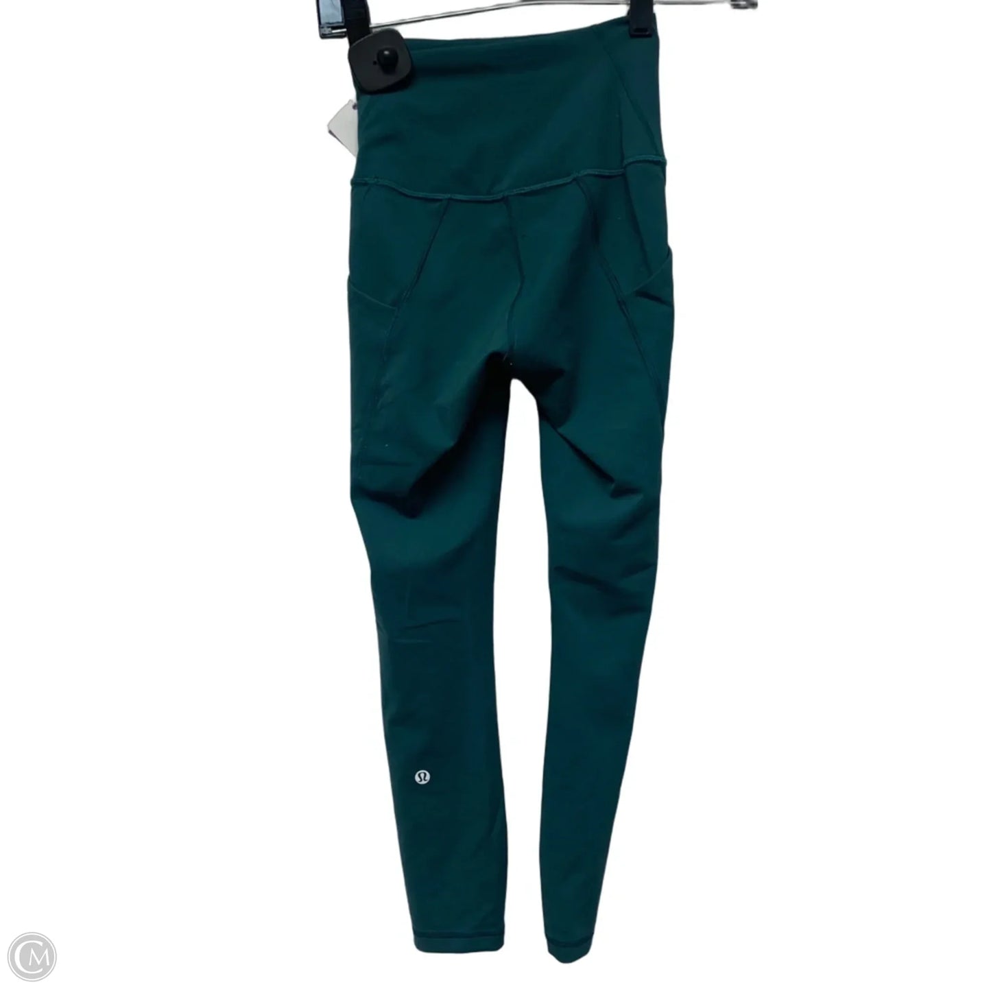 Athletic Leggings By Lululemon In Teal, Size: Xs