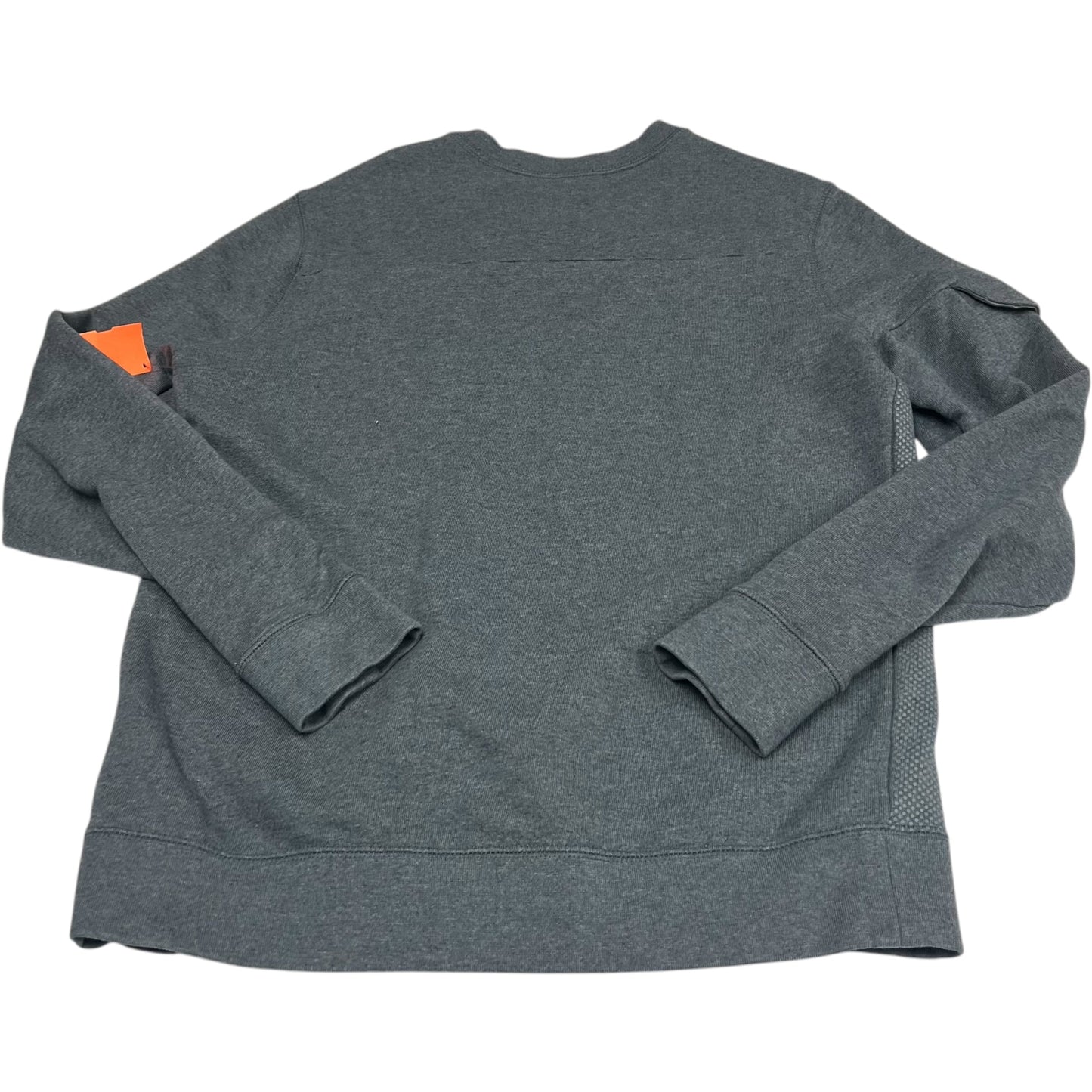 Sweatshirt Crewneck By Calvin Klein In Grey, Size: M