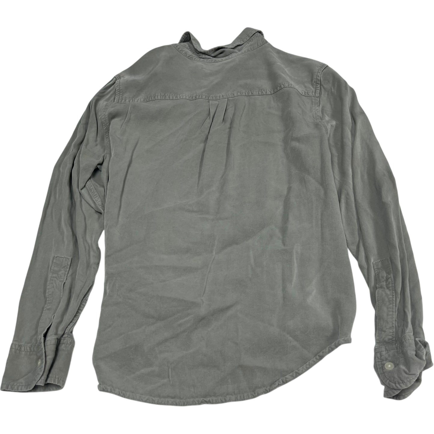 Top Long Sleeve By Calvin Klein In Grey, Size: M