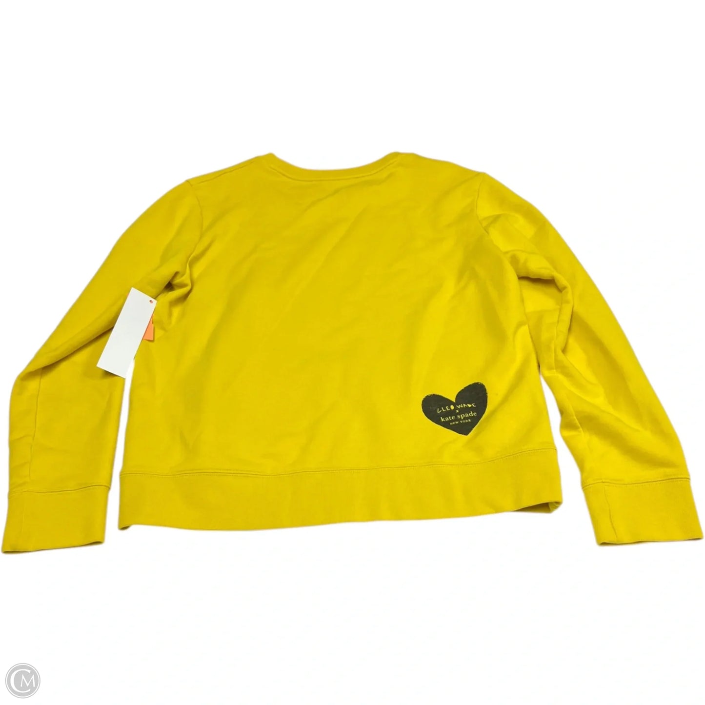 Sweatshirt Designer By Kate Spade In Yellow, Size: M