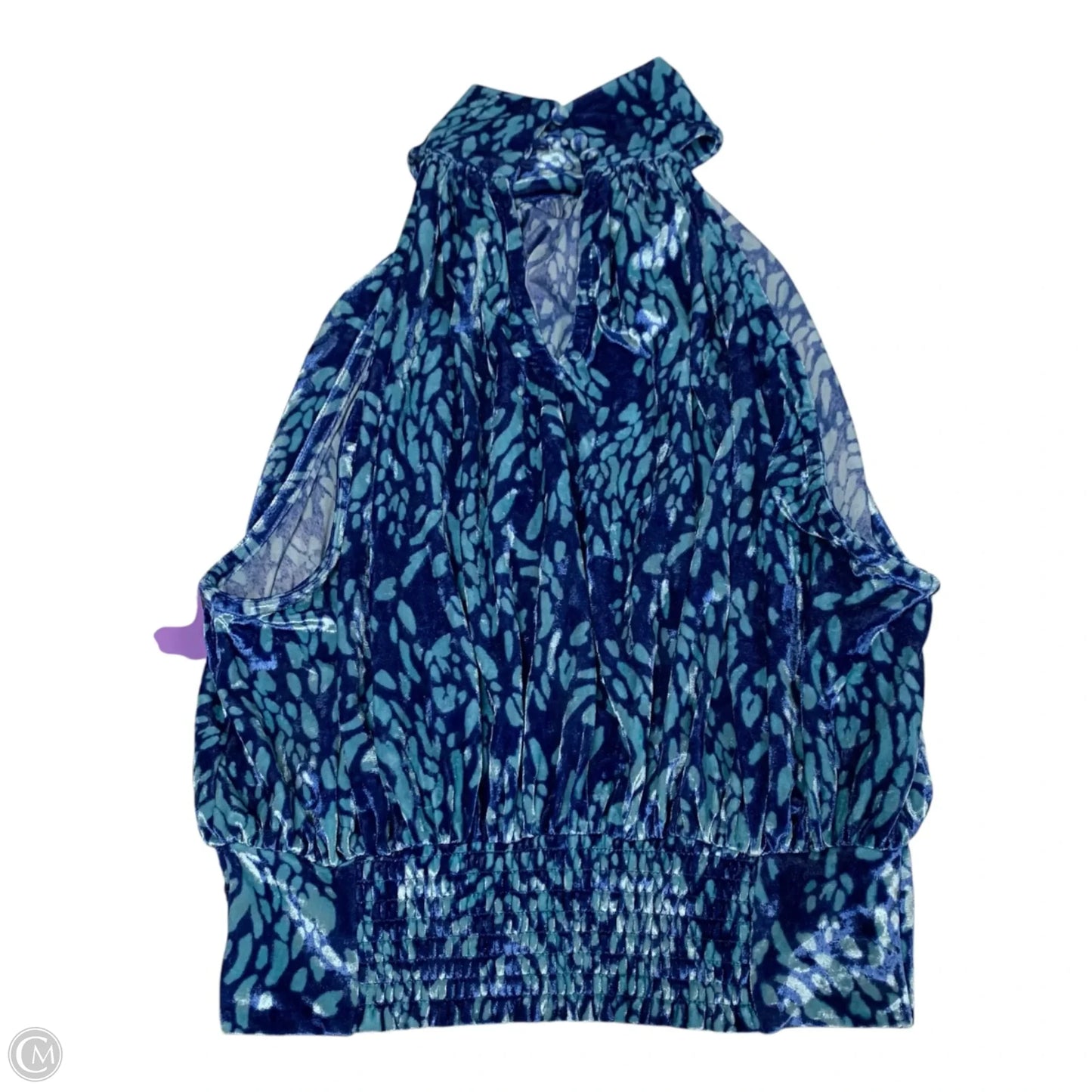 Top Sleeveless By Free People In Blue, Size: S