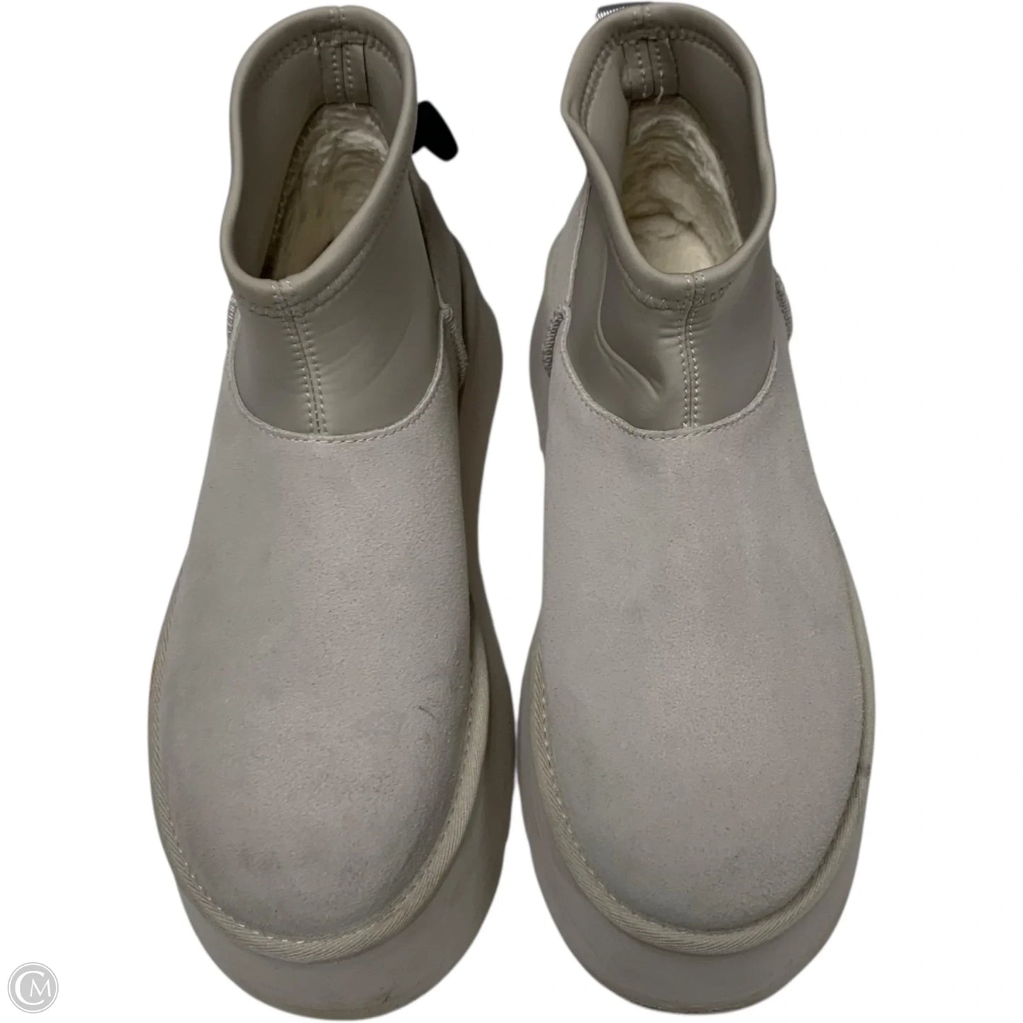 Boots Designer By Ugg In Cream, Size: 8