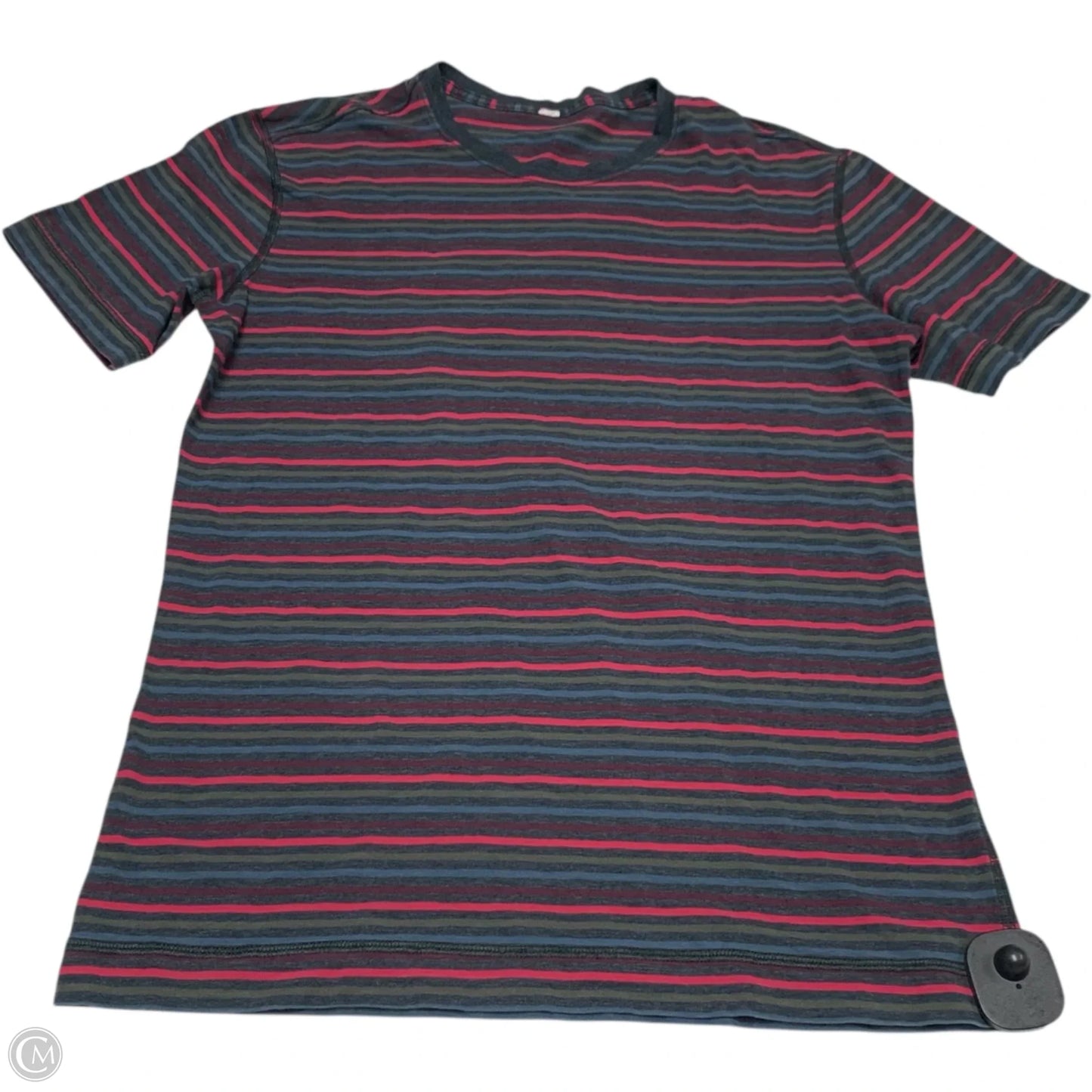 Athletic Top Short Sleeve By Lululemon In Multi-colored, Size: S