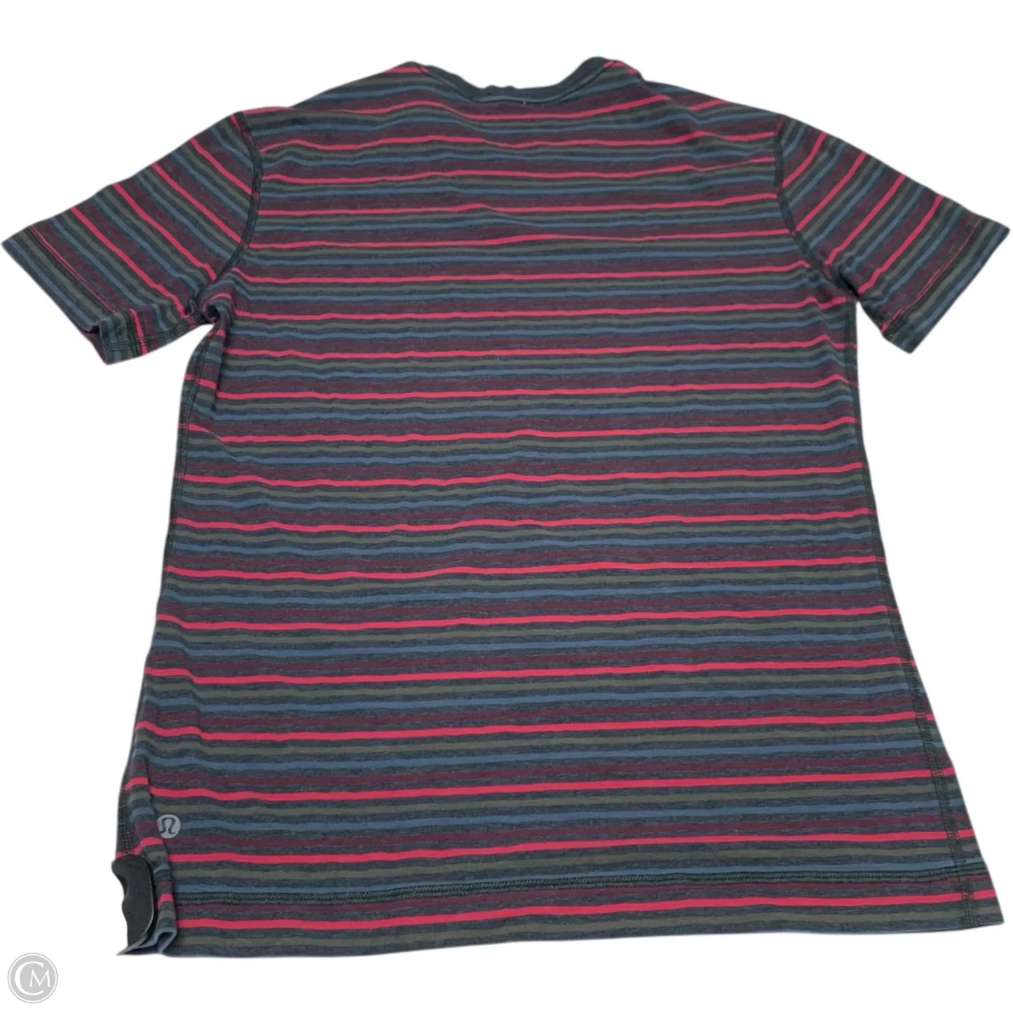 Athletic Top Short Sleeve By Lululemon In Multi-colored, Size: S