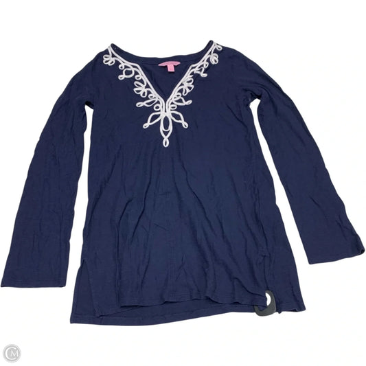 Tunic Designer By Lilly Pulitzer In Blue, Size: S