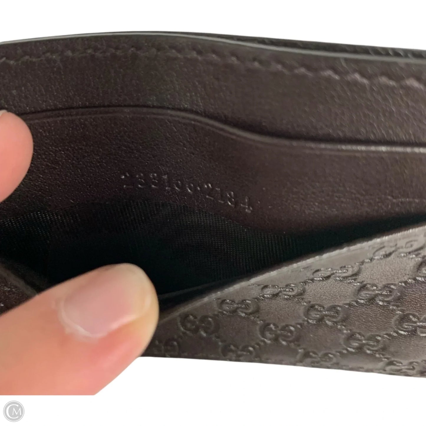Id/card Holder Luxury Designer By Gucci, Size: Small