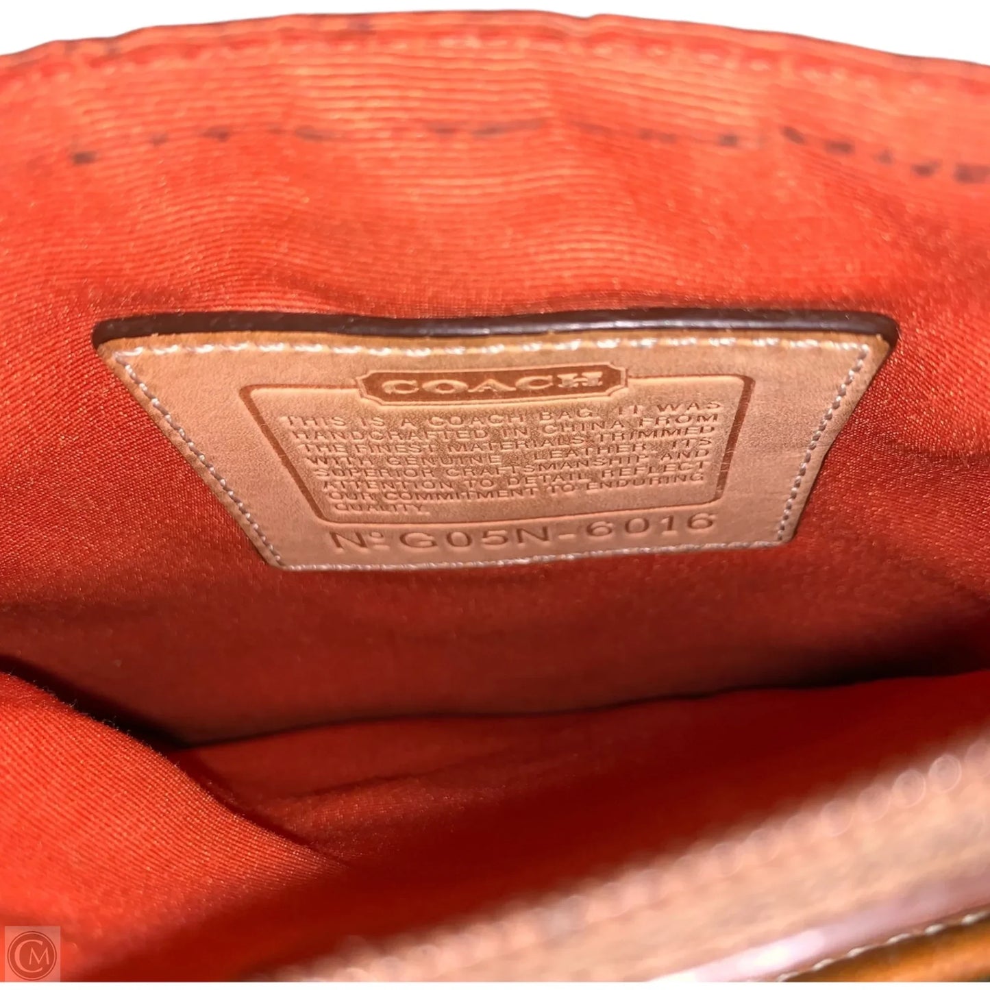 Crossbody Designer By Coach, Size: Medium