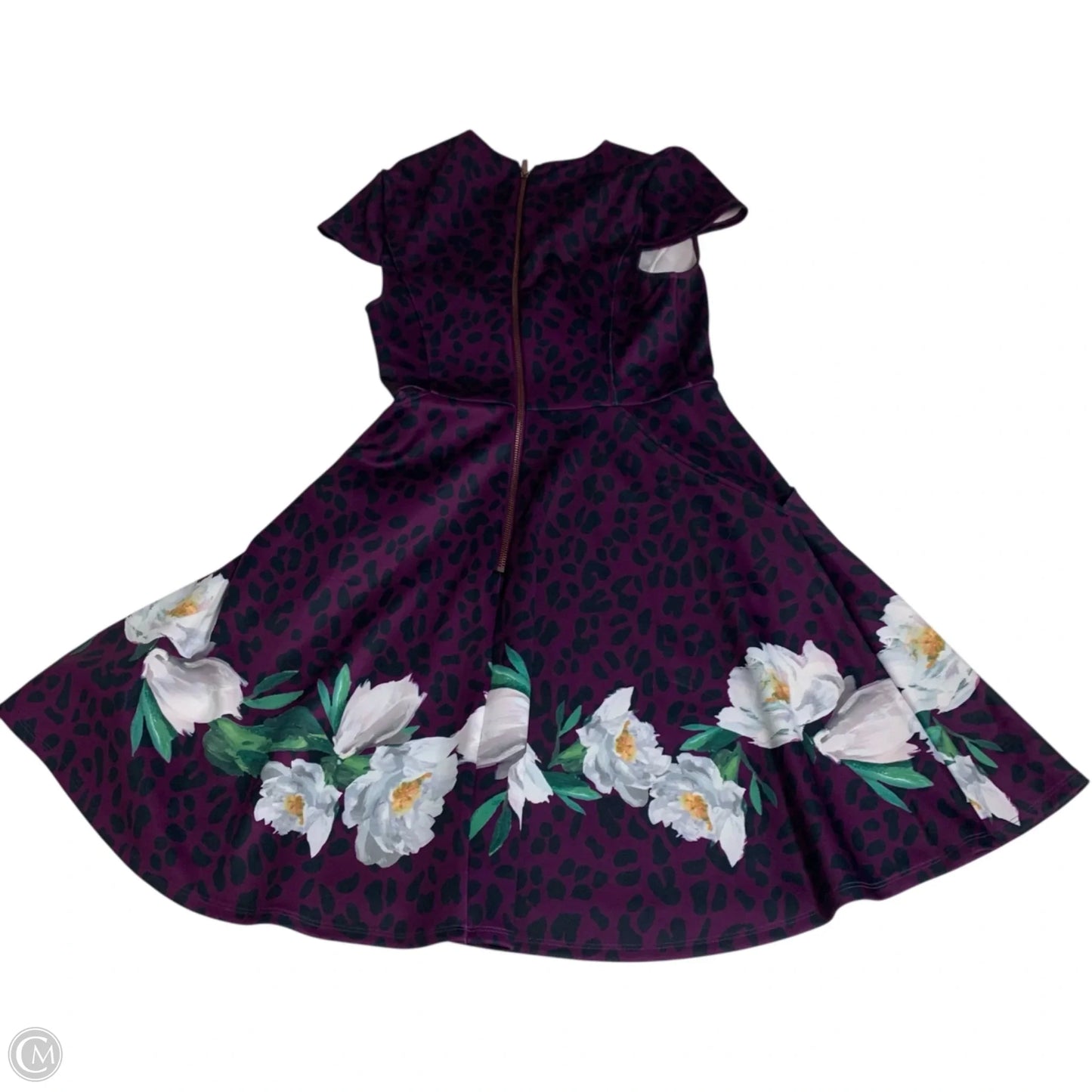 Dress Designer By Ted Baker In Purple, Size: Xs