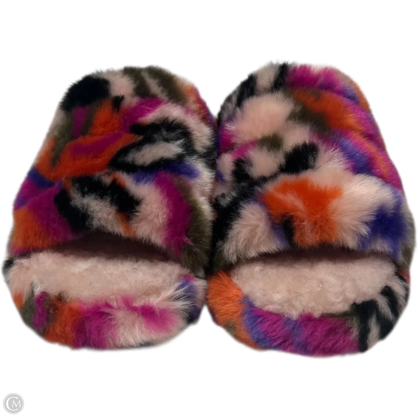 Sandals Designer By Ugg In Pink & Purple, Size: 6