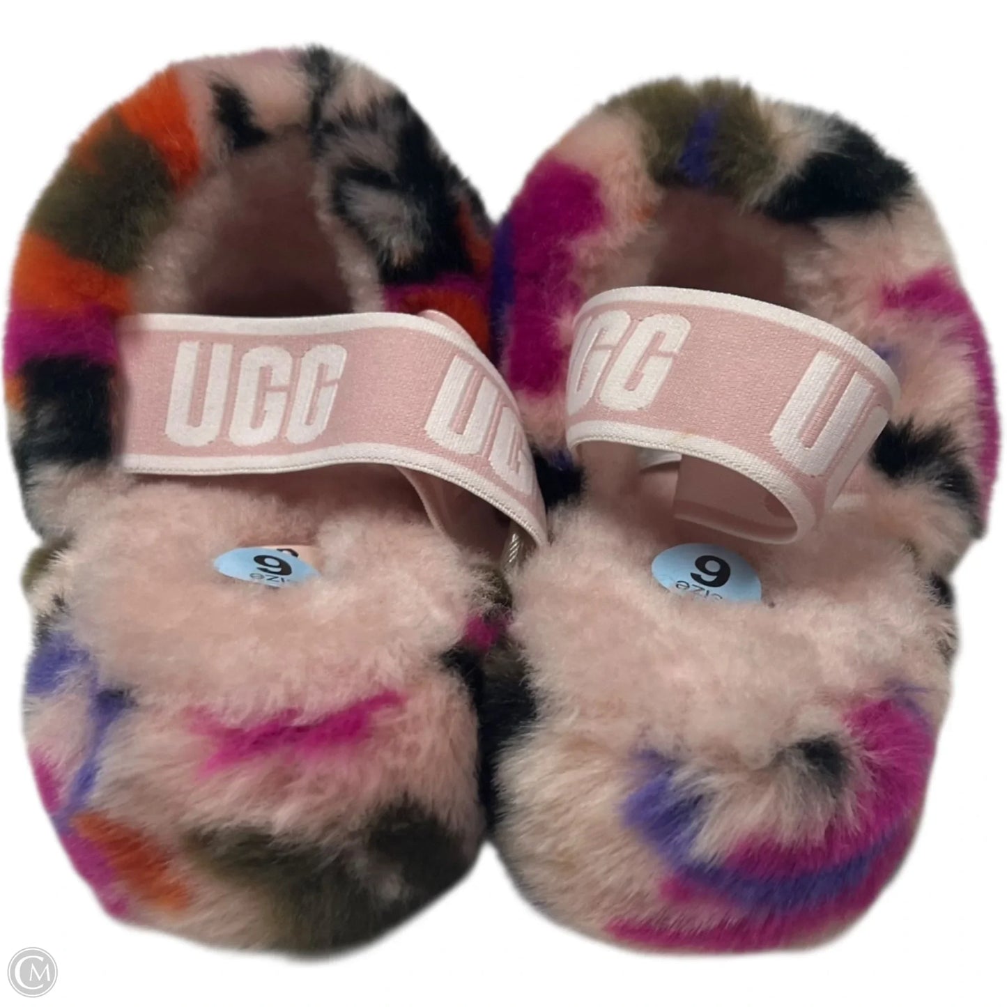 Sandals Designer By Ugg In Pink & Purple, Size: 6