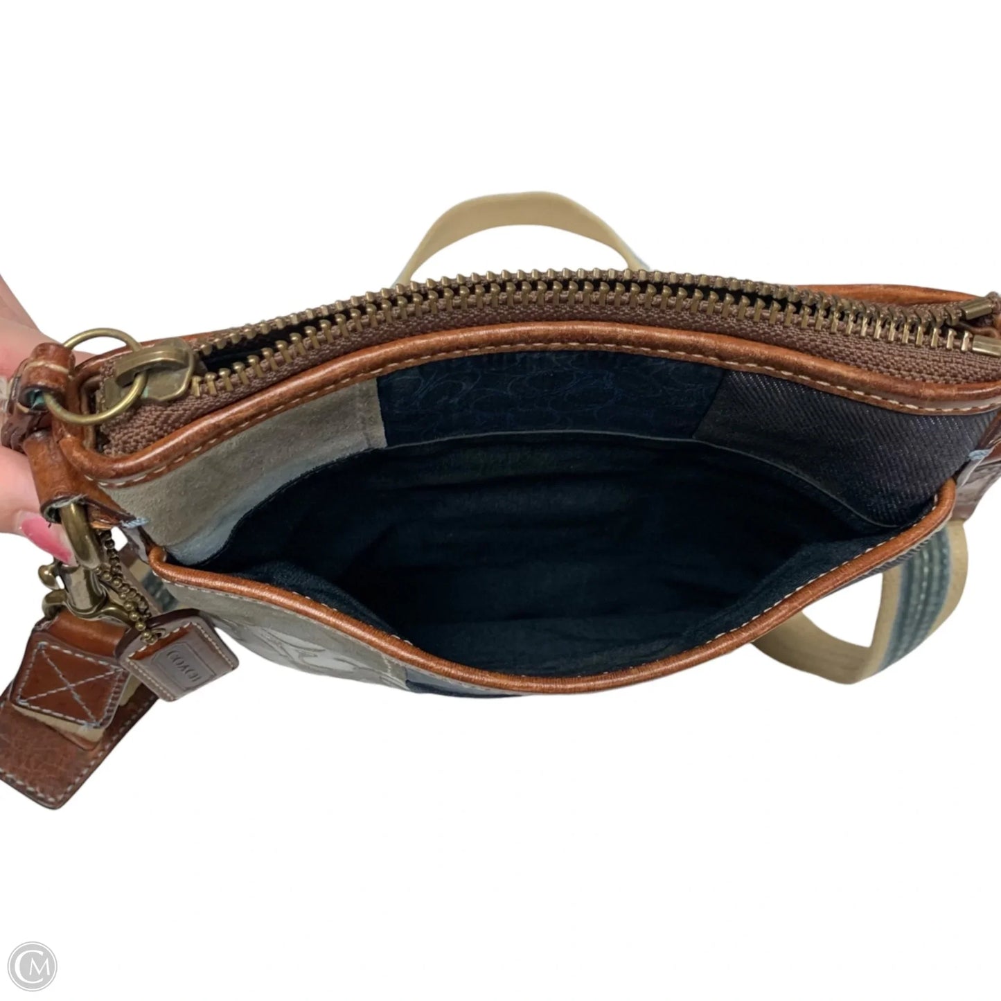 Crossbody Designer By Coach, Size: Small