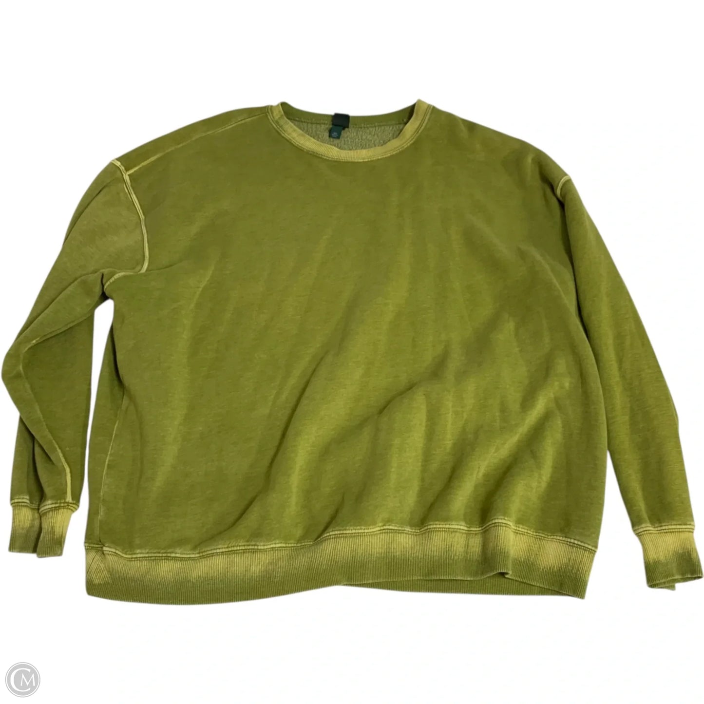 Sweatshirt Crewneck By Wild Fable In Green, Size: 1x