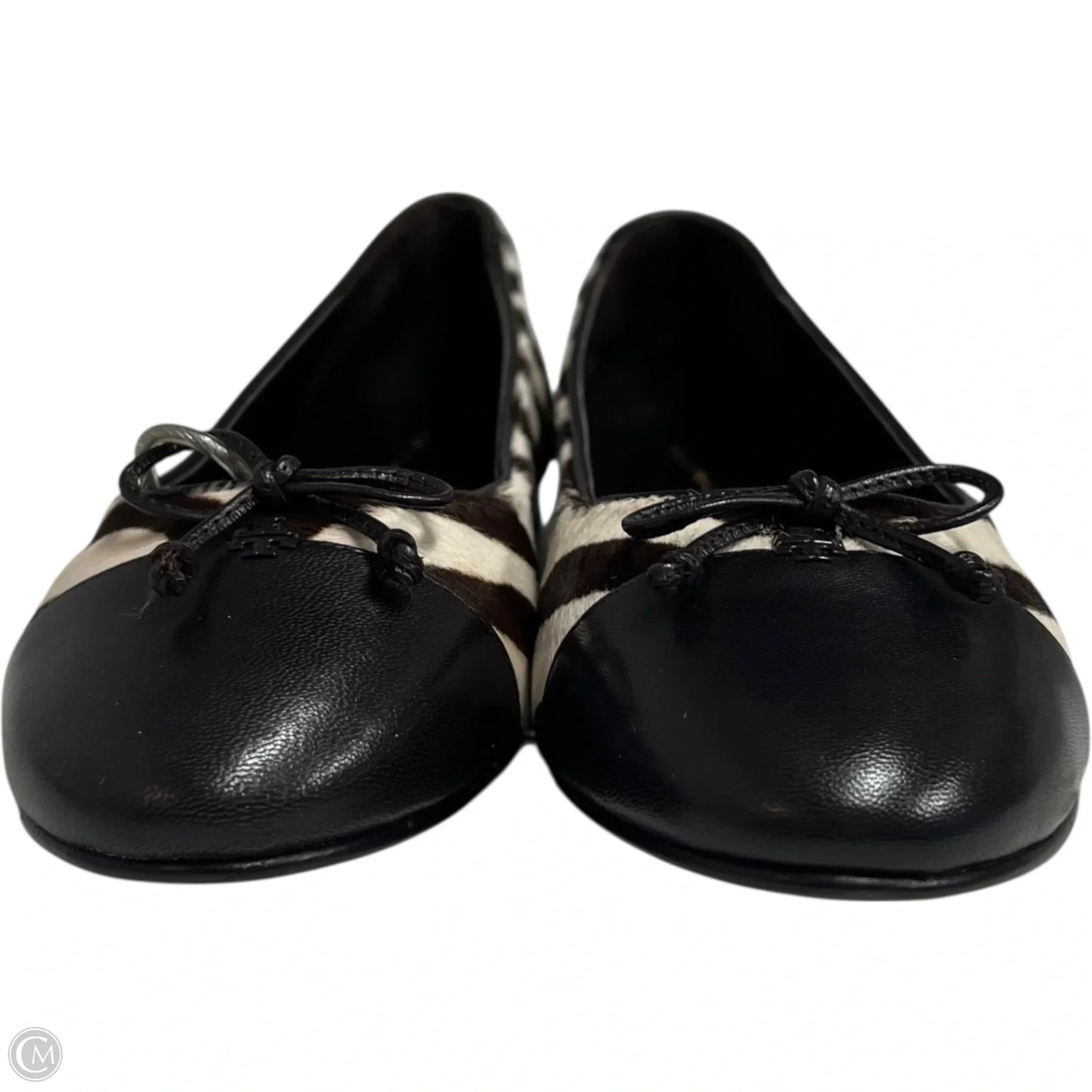 Shoes Designer By Tory Burch In Brown & Cream, Size: 9