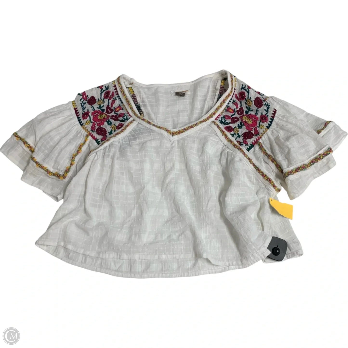 Top Short Sleeve By Pilcro In White, Size: S