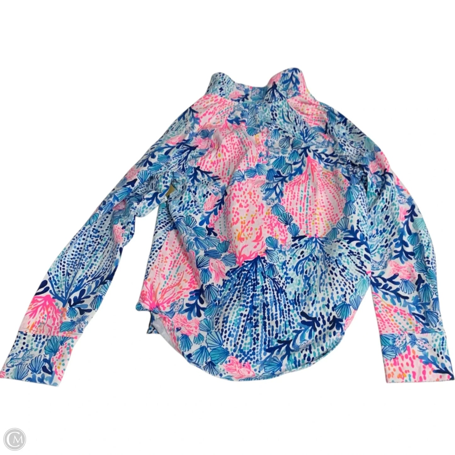 Sweatshirt Designer By Lilly Pulitzer In Blue & Pink, Size: M