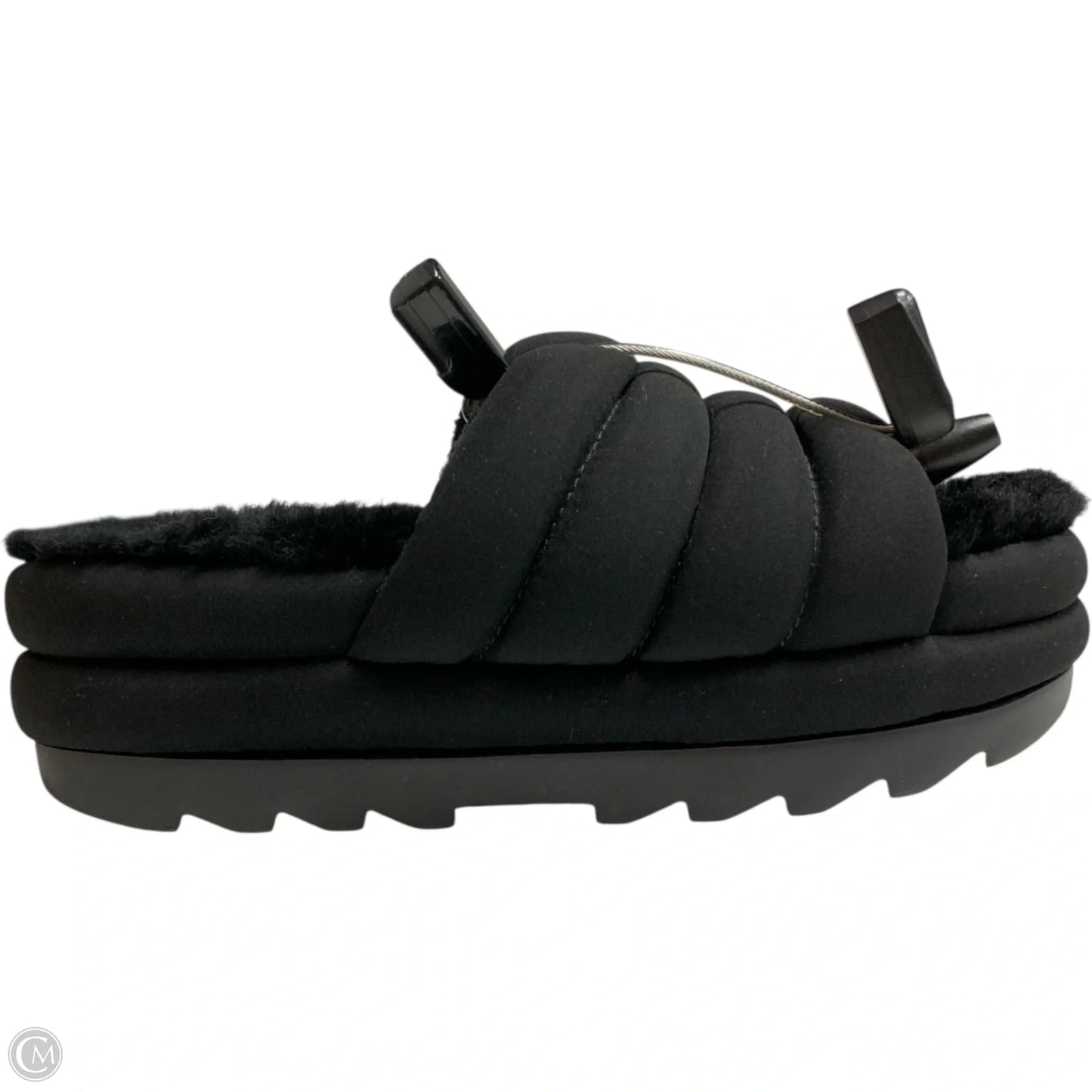 Sandals Designer By Ugg In Black, Size: 7