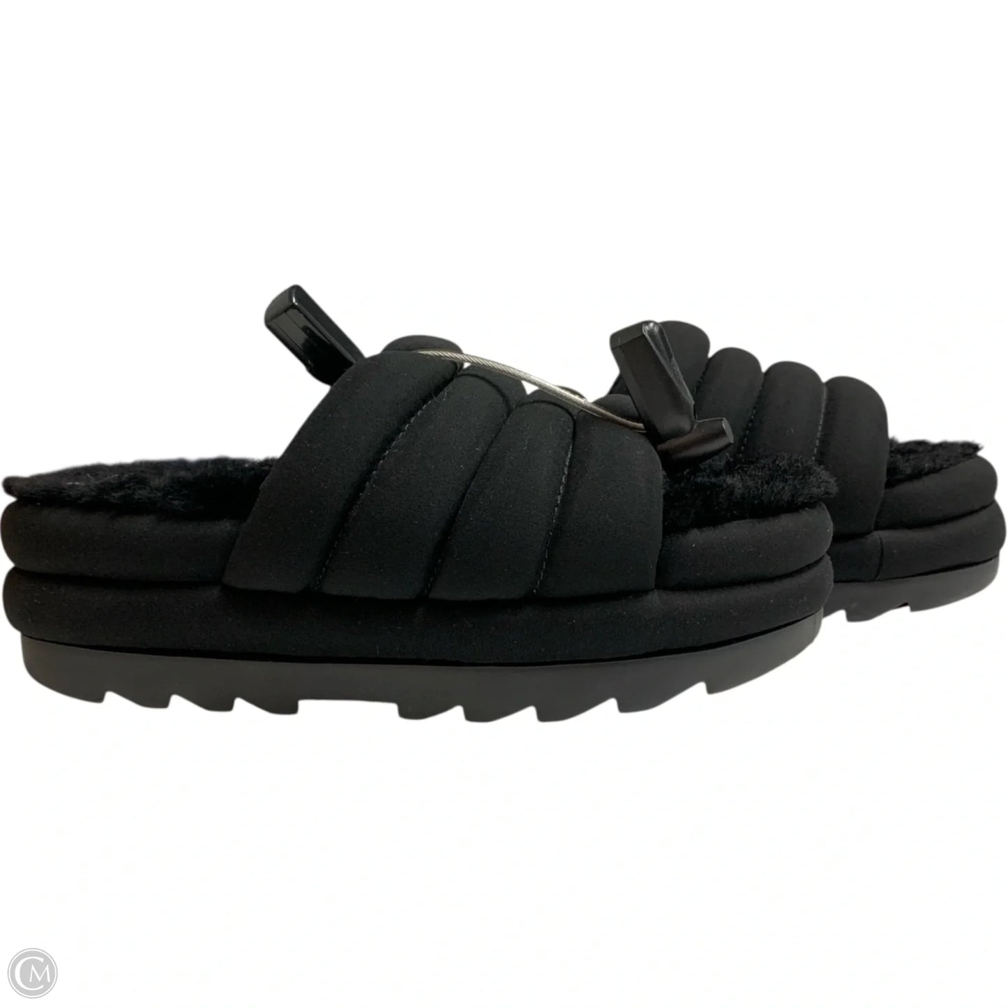 Sandals Designer By Ugg In Black, Size: 7